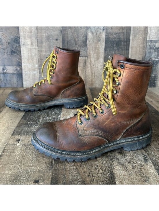 Red Wing Vintage Soft Toe Leather Lace Up Work Boots Mens 11 D main image 11